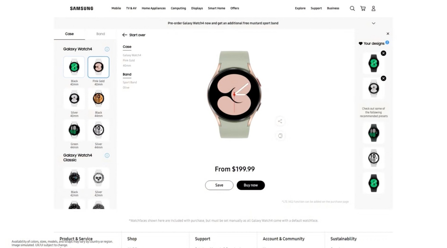 三星带来 ‘ Bespoke Edition ’客制化 Z Flip 3、并与 Maison Kitsuné 推出联名限量版 Galaxy Watch4 、 Galaxy Buds2 内容图4 潮品文-大潮社旗下实时最新热点娱乐时尚数码等新闻资讯网站! 三星带来 ‘ Bespoke Edition ’客制化 Z Flip 3、并与 Maison Kitsun 推出联名限量版 Galaxy Watch4 、 Galaxy Buds2