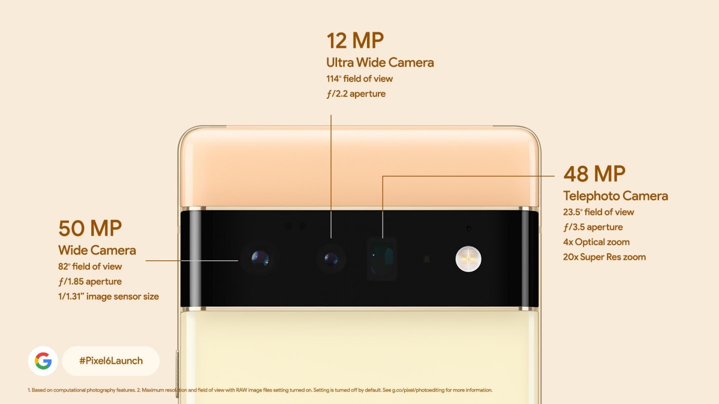 Google Pixel 6 系列旗舰机亮相!即日起开放预购,最低售价 18,990 元起,10/28 正式开卖 内容图8 潮品文-大潮社旗下实时最新热点娱乐时尚数码等新闻资讯网站! Google Pixel 6 系列旗舰机亮相!即日起开放预购,最低售价 18,990 元起,10/28 正式开卖