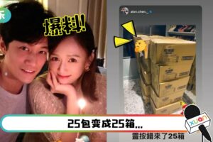 陈乔恩网购手误 “包”点成“箱”！来货看傻马来西亚男友