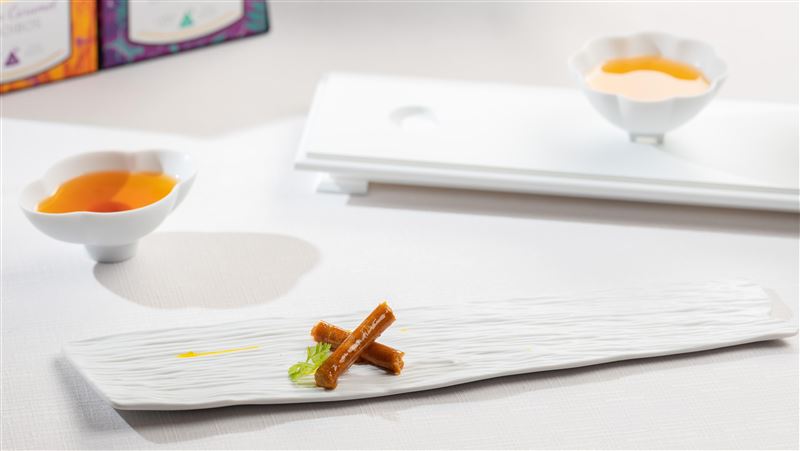 生活“甜”一下！米其林西餐配茶香佐东方白瓷　品艺术美馔