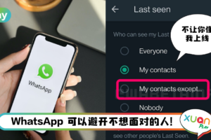 News I WhatsApp 新功能“我的联系人除了” 可对特定联系人隐藏最后上线时间！