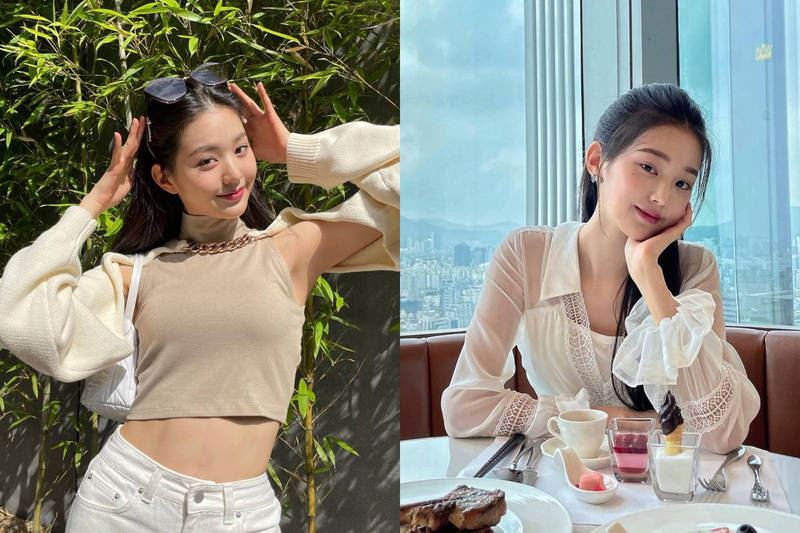 她是子瑜劲敌！17岁超甜女偶像“12头身”露小蛮腰美炸 时尚资讯 图2张