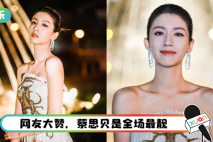 蔡思贝发放胸前透视装特写！深邃事业线任看