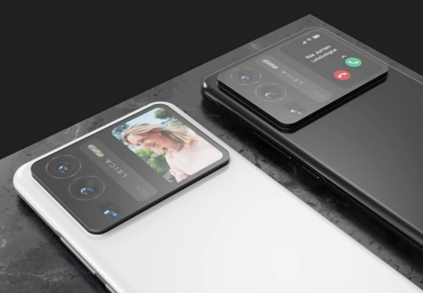 小米 12 Ultra 概念渲染图曝光,外传将搭载徕卡相机、维持副萤幕设计 内容图2 潮品文-大潮社旗下实时最新热点娱乐时尚数码等新闻资讯网站! 小米 12 Ultra 概念渲染图曝光,外传将搭载徕卡相机、维持副萤幕设计