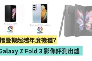 DxOMark 影像评测 Galaxy Z Fold 3 相机比较厉害？打赢自家年度旗舰折叠机 Galaxy S21 Ultra