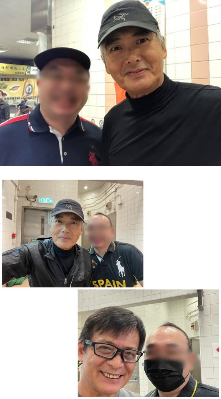 被同一粉丝疯狂集邮...周润发罕见黑脸合照：你又来？ 娱乐资讯 图2张