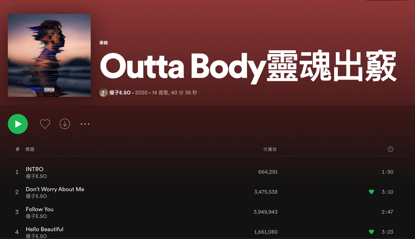 2021 年你听了哪些歌?Spotify 公布年度回顾榜单!周杰伦、瘦子 E.SO、邓紫棋蝉联榜首 内容图6 潮品文-大潮社旗下实时最新热点娱乐时尚数码等新闻资讯网站! 2021 年你听了哪些歌?Spotify 公布年度回顾榜单!周杰伦、瘦子 E.SO、邓紫棋蝉联榜首