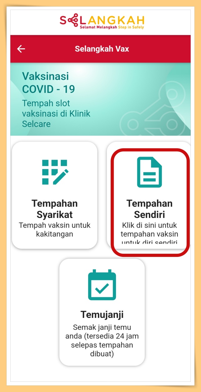 Tips I 想打“科兴”加强针？教你7个步骤透过SELangkah App免费预约！ 更多热点 图3张