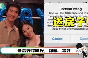 送房子要求李靓蕾“撤回指控”！王力宏坚决不道歉…全网3点准时看热闹