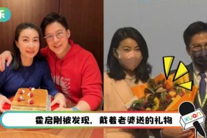 豪门清流！霍启刚当选议员 郭晶晶送上超实用“蔬菜花”