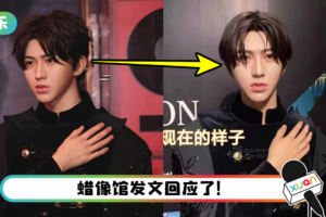 蔡徐坤蜡像开工一星期后…发型逐渐扁塌油腻！ 神还原打工人模样