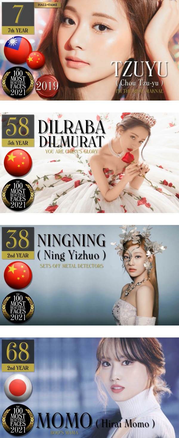 2021全球百大帅哥、美女出炉！Lisa首夺冠 马来西亚女神Jeii、Yumi输给她 娱乐资讯 图2张