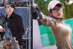 生存游戏女神美胸撑爆战斗衣　减肥前体型吓傻：判若两人！