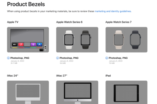 做图质感提升！苹果官网提供各产品的外框 png 档，透明底超方便合成