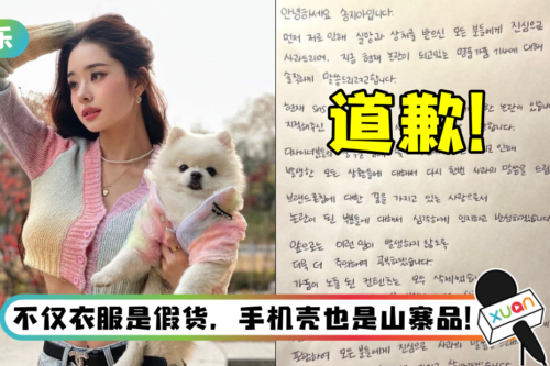 靠白富美人设爆红…宋智雅被踢爆穿假货！ 手写信道歉认了：是事实