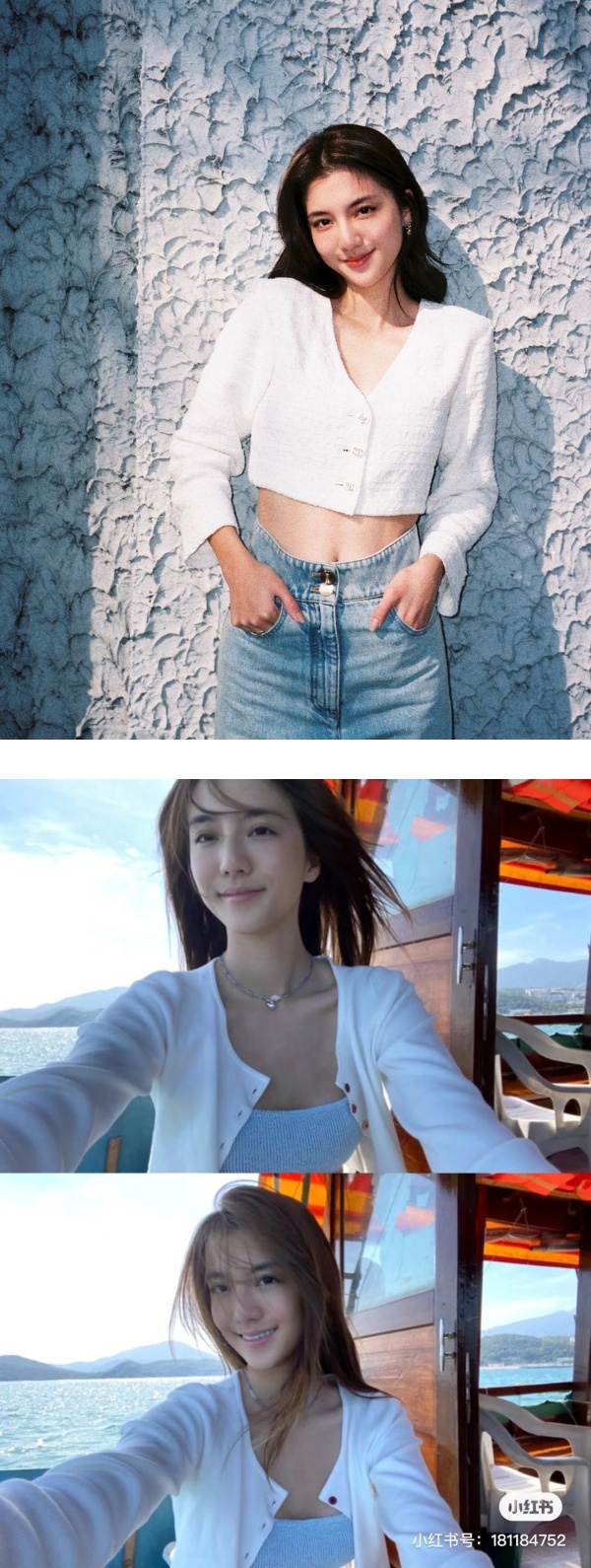 吴千语难得晒合照放闪！故意遮男友的脸惹抗议：又把我盖得干干净净 娱乐资讯 图1张