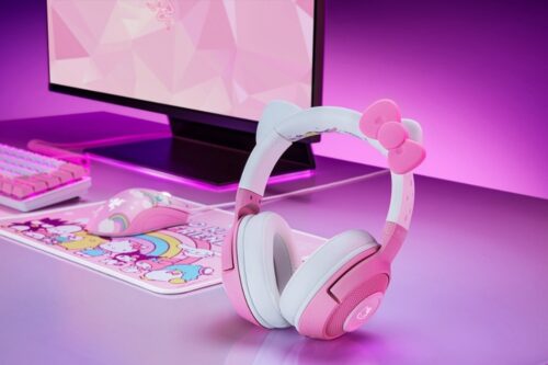 太粉太可爱！Razer 推出 Hello Kitty 系列电竞周边 无线耳机、鼠标、电竞椅通通都有