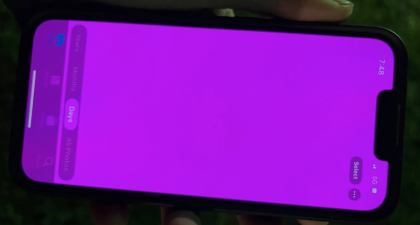 iPhone 13 系列传灾情!萤幕突然变成整块粉红色,苹果表示是软件问题 内容图1 潮品文-大潮社旗下实时最新热点娱乐时尚数码等新闻资讯网站! iPhone 13 系列传灾情!萤幕突然变成整块粉红色,苹果表示是软件问题