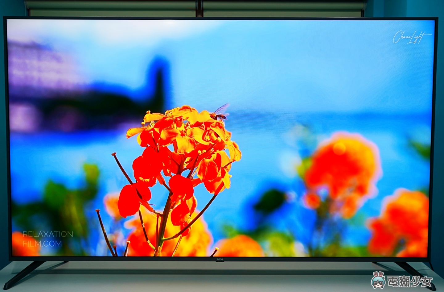 开箱｜‘ BenQ E75-730 追剧护眼智慧电视 ’DC 调光不闪屏 给你 4K HDR 真护眼大萤幕