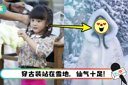 14岁森碟身高170CM! 古装近照曝光…完全就是小仙女啊