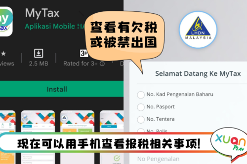 Tips I LHDN的MyTax App超好用！5个步骤查看是否被禁止出国！