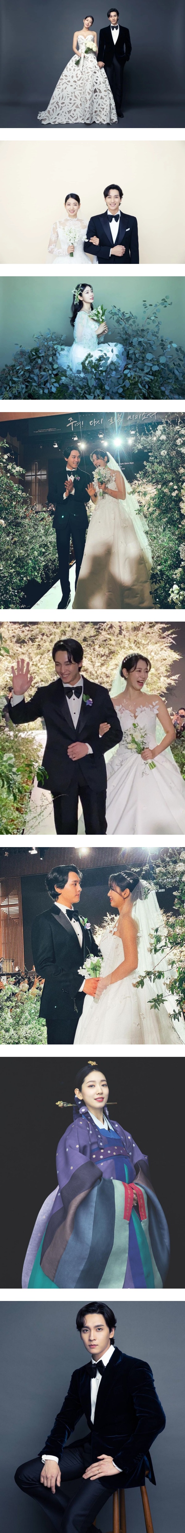 朴信惠、崔泰俊太甜了！再公开婚纱照 对视亲吻甜蜜爆表！ 娱乐资讯 图1张