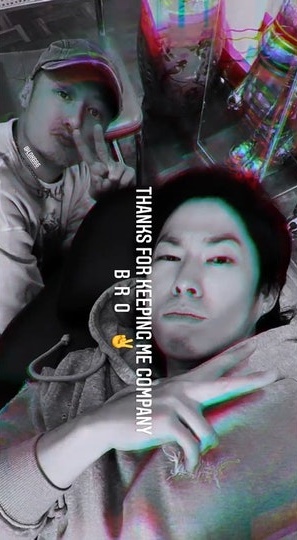 余文乐晒吴建豪合照！失手把“Bro”写成“Bra” 娱乐资讯 图2张