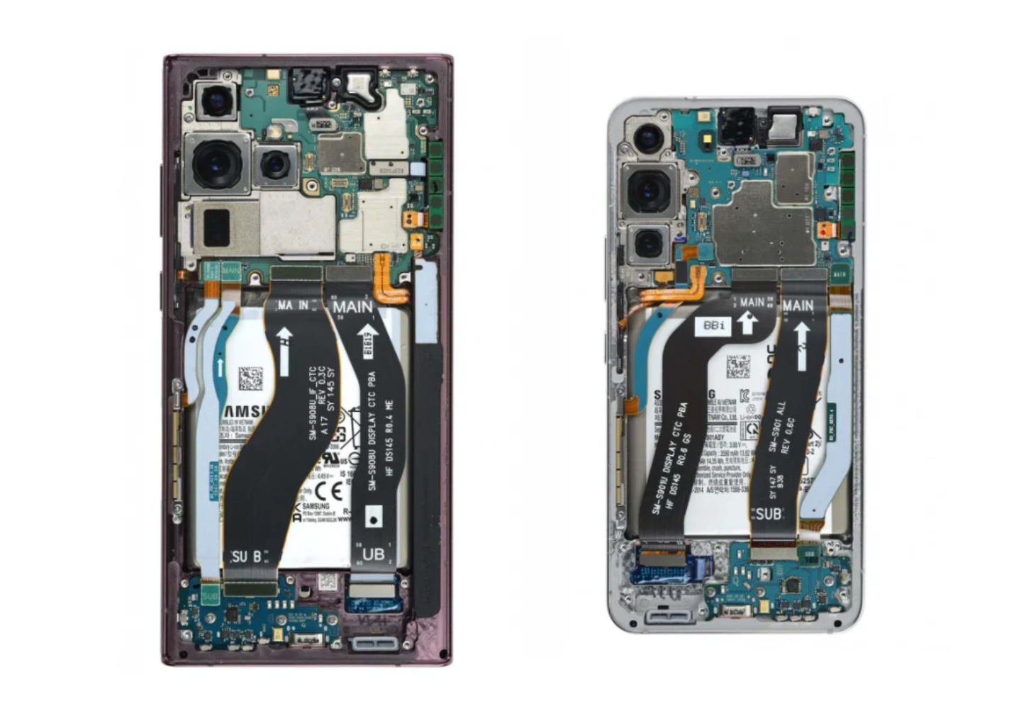 iFixit 拆解三星 Galaxy S22 和 Galaxy S22 Ultra!结论:很难修 内容图2 潮品文-大潮社旗下实时最新热点娱乐时尚数码等新闻资讯网站! iFixit 拆解三星 Galaxy S22 和 Galaxy S22 Ultra!结论:很难修
