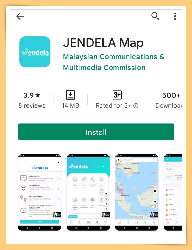 Tips I 想知道所在位置网络覆盖情况！4个步骤用Jendela Map找出答案！ 更多热点 图2张