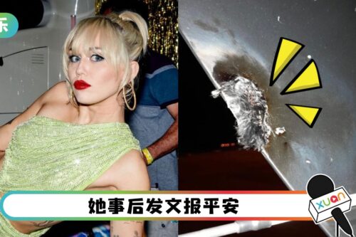 吓人！Miley Cyrus 私人飞机被闪电击中！