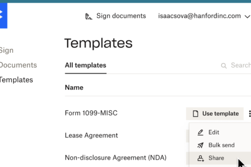 Dropbox 推出全新 HelloSign 电子签名模板和备份工具 签署重要电子文件更方便！