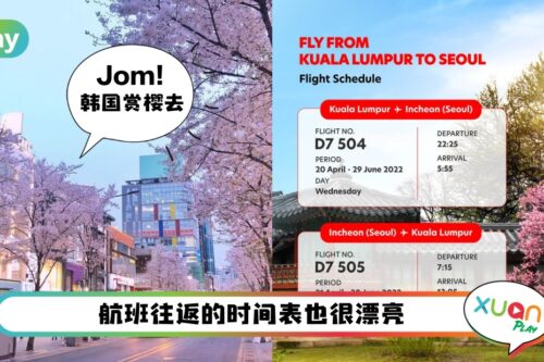 旅游 I AirAsia X 推出新韩国航线，RM659起就可以飞去见欧巴！