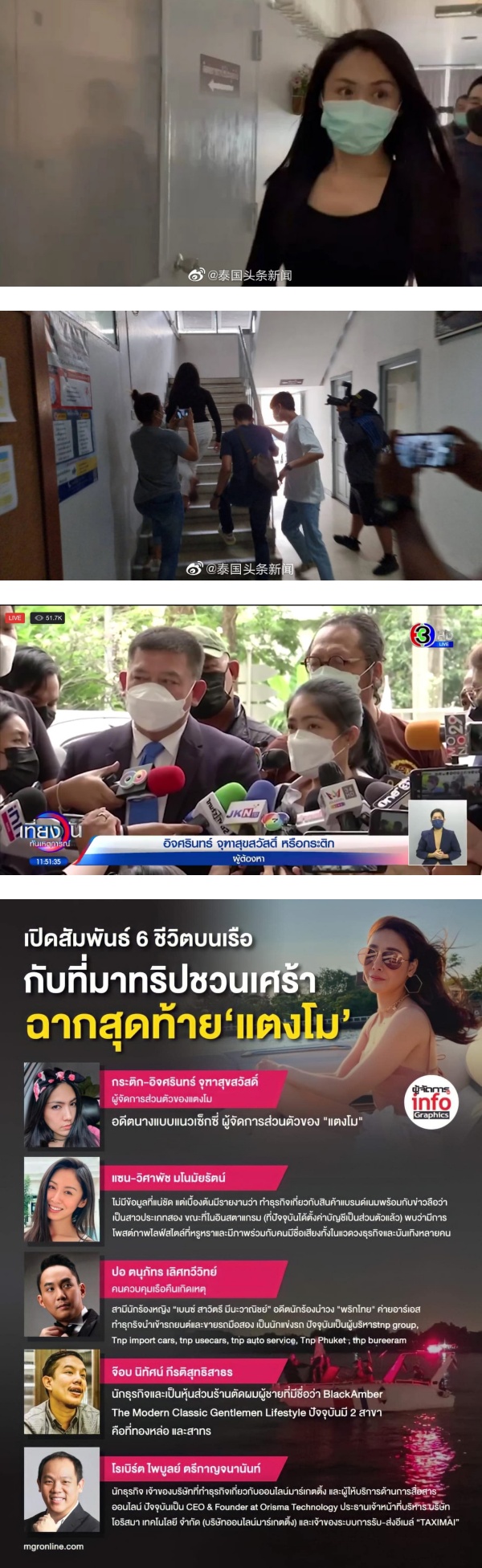 泰女星Tangmo 坠河案关键证物现身！“腰带”疑似被偷运到美国 娱乐资讯 图2张