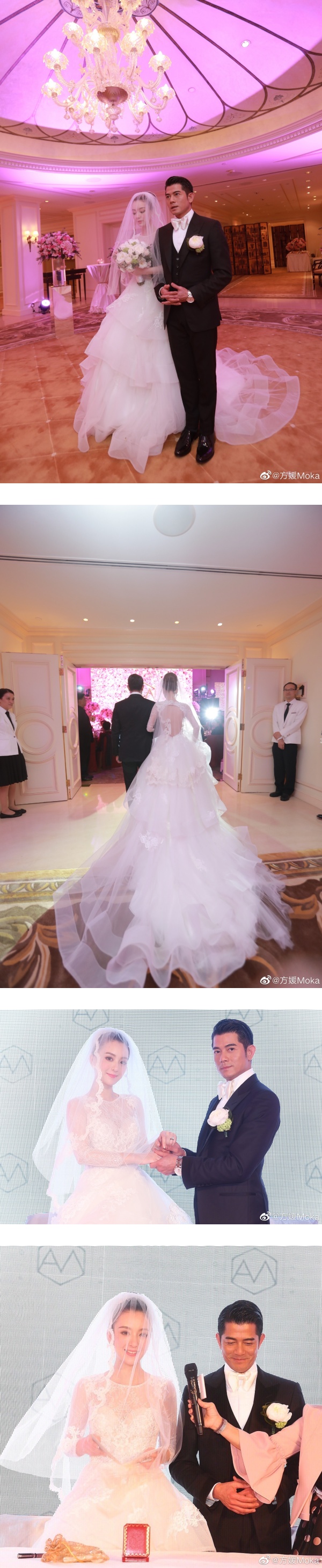 郭富城、方媛结婚5周年！公开浪漫婚礼照 娱乐资讯 图2张