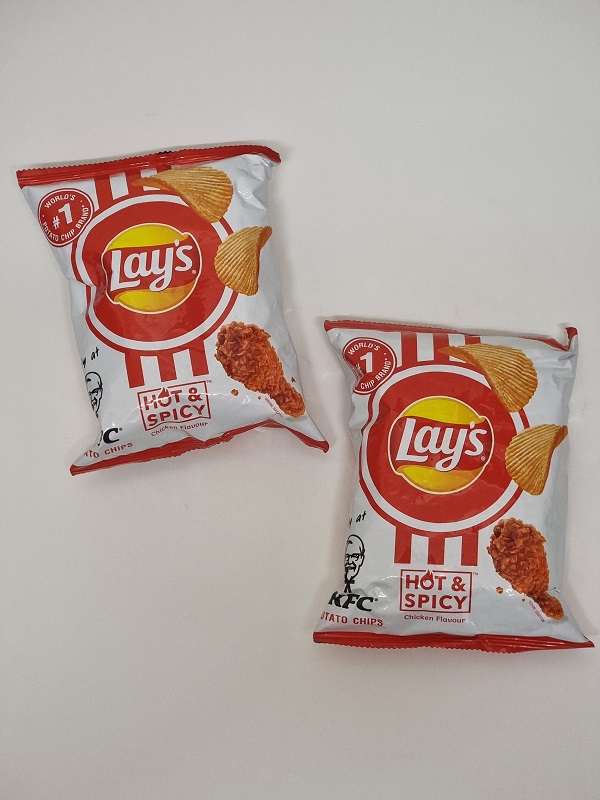 美食 I 不一样的薯片！Lay's推出限量KFC Hot & Spicy口味 好吃到吮手指！ 更多热点 图2张