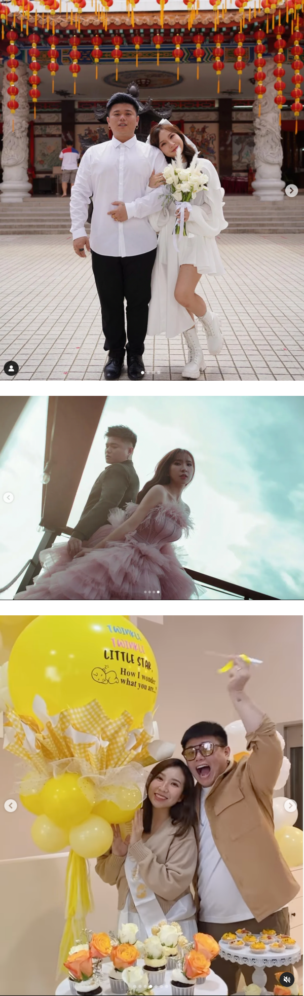 Jasmine 、阿旺举办宝宝性别揭晓派对！“成绩”曝光后他兴奋大叫！ 娱乐资讯 图1张