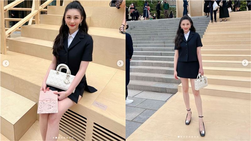 邱淑贞爱女进军南韩时尚圈！大露“雪白美腿”气势秒杀韩星 时尚资讯 图1张