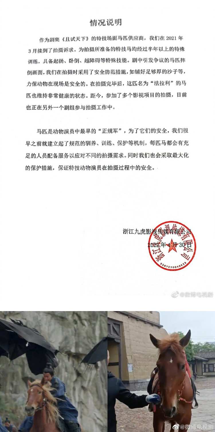 衰被《且试天下》拖下水...《长歌行》也爆虐马争议！ 马摔落悬崖画面疯传 娱乐资讯 图5张