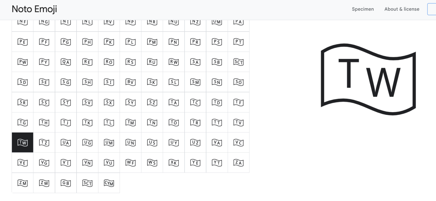 Google Fonts 推出全新‘ Noto Emoji ’!黑白线条设计超俐落 线上就能免费下载 内容图2 潮品文-大潮社旗下实时最新热点娱乐时尚数码等新闻资讯网站! Google Fonts 推出全新‘ Noto Emoji ’!黑白线条设计超俐落 线上就能免费下载