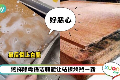 Tips I 家里砧板有发霉痕迹！7个步骤搞定除霉保洁