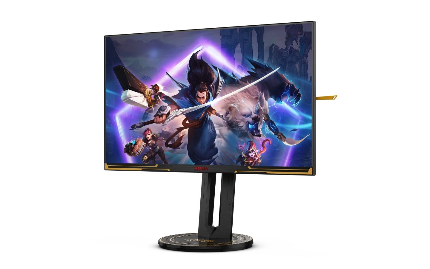 太帅了吧!AGON by AOC 与 Riot Games 推出英雄联盟限定版电竞萤幕 内容图1 潮品文-大潮社旗下实时最新热点娱乐时尚数码等新闻资讯网站! 太帅了吧!AGON by AOC 与 Riot Games 推出英雄联盟限定版电竞萤幕