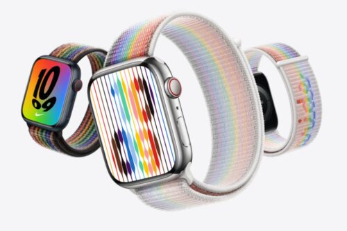 苹果推出 Apple Watch 新款彩虹表带！渐层设计超吸睛 全新的彩虹线条表面现在也能下载了