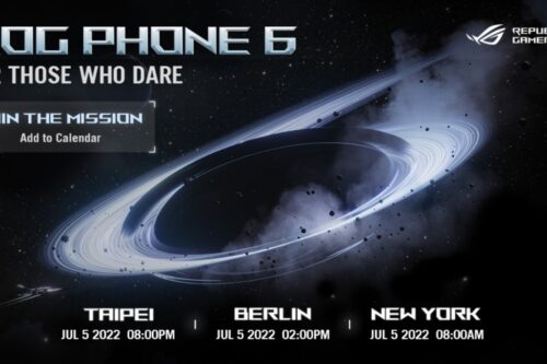 华硕将于 7/5 发表最新电竞手机 ROG Phone 6！预计搭载高通 Snapdragon 8+ Gen 1 处理器