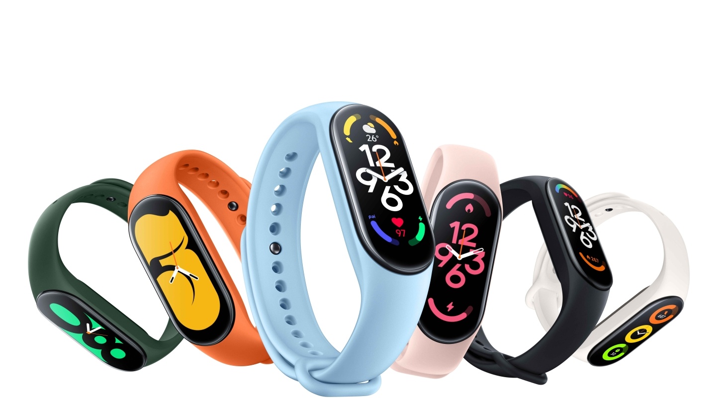 小米手环 7 将于 6/1 开放预购!售价新台币 1,195 元,同步推出迷彩、萤光两种特别款腕带 内容图1 潮品文-大潮社旗下实时最新热点娱乐时尚数码等新闻资讯网站! 小米手环 7 将于 6/1 开放预购!售价新台币 1,195 元,同步推出迷彩、萤光两种特别款腕带