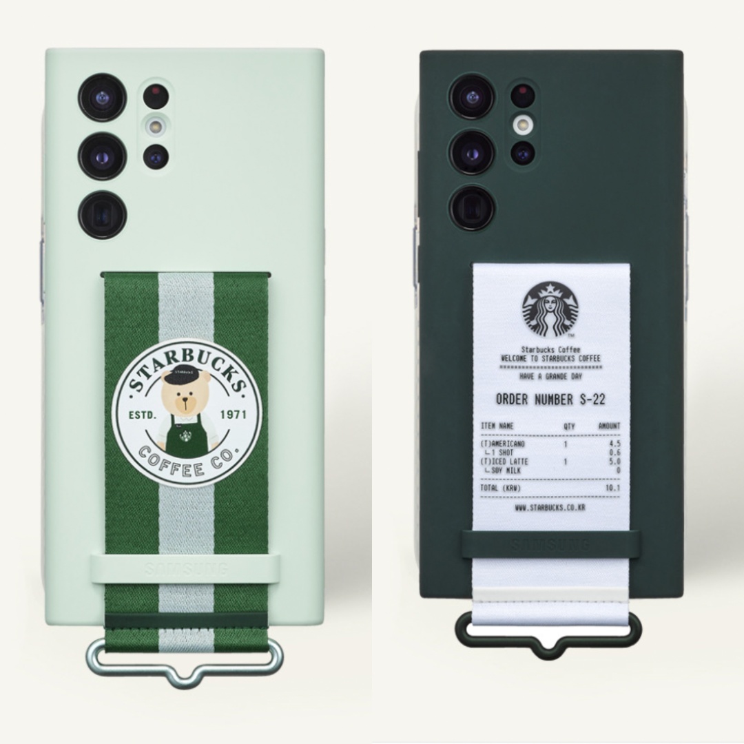 三星 Galaxy S22 携手星巴克,推出限量联名款商品:手机壳、蓝牙耳机充电壳通通染上星巴克绿啦~ 内容图3 潮品文-大潮社旗下实时最新热点娱乐时尚数码等新闻资讯网站! 三星 Galaxy S22 携手星巴克,推出限量联名款商品:手机壳、蓝牙耳机充电壳通通染上星巴克绿啦~