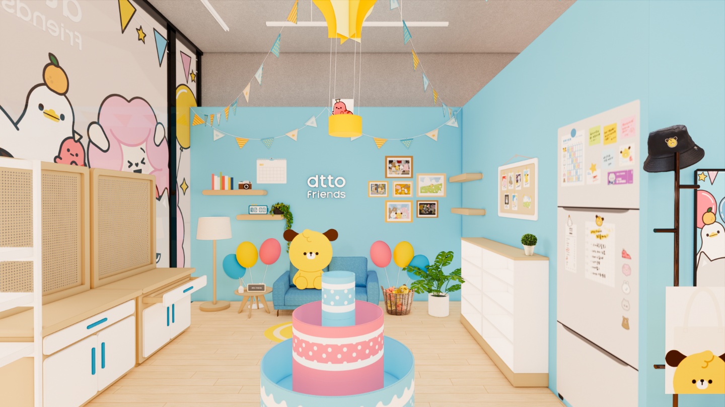 夏日打卡新点‘ dtto friends 期间限定店 ’，去华山参观 dtto friends 的家吧！