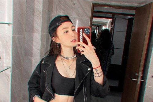 混血女神只穿内衣裤！饭店长廊野外露大美腿　粉丝狂喷鼻血