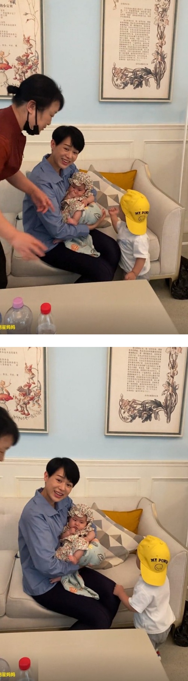 胡杏儿拍剧抱其他小孩！儿子吃醋争宠！ 娱乐资讯 图1张