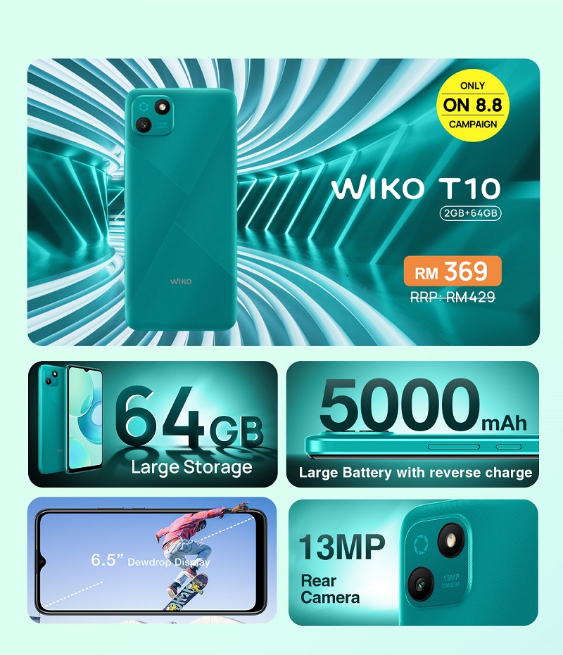 新机 I 买新手机预算有限？WIKO T10和T50价格超美 充电10分钟达25%电量！ 更多热点 图9张