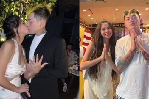 蕾菈泰国补放闪求婚！甜吻秀超亮钻戒　曝“做人计划”进度